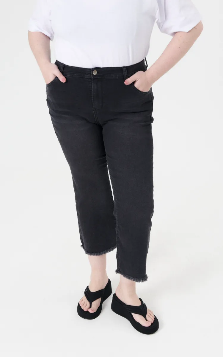 Plus Size Flare Crop 2317 - Imagen 3