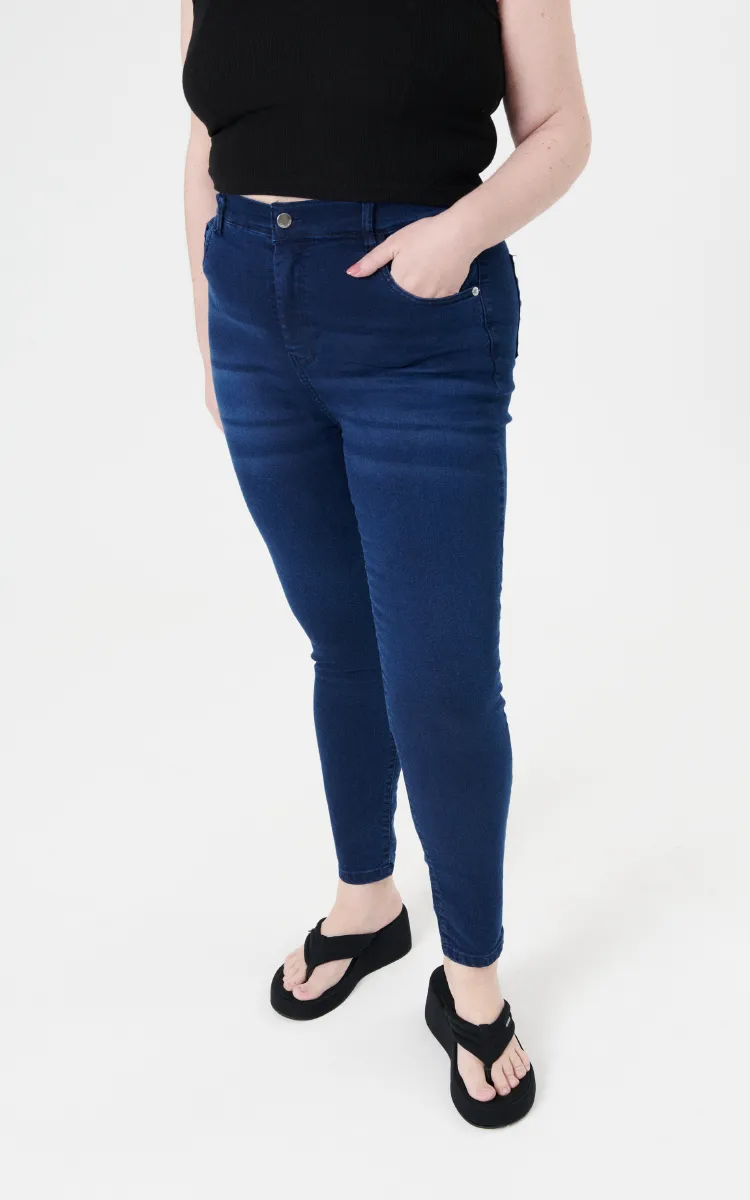 Plus Size Skinny Tiro Alto 2319 - Imagen 4