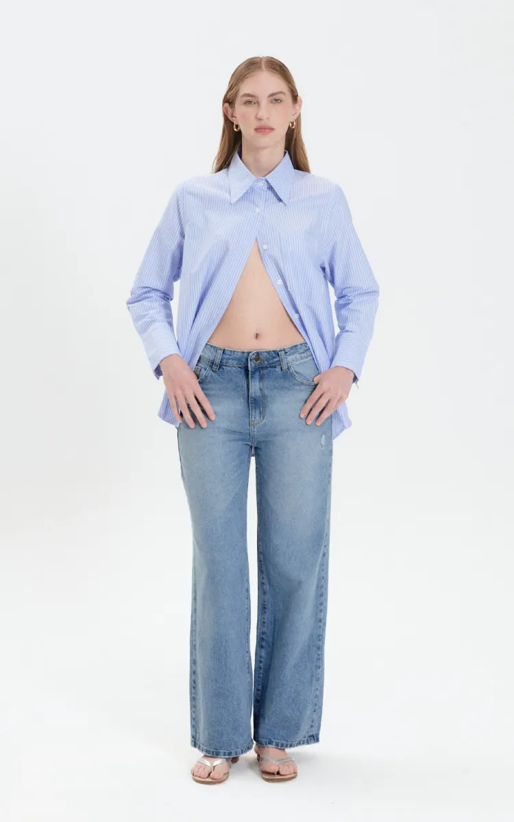 Wide Tiro Alto 1784 Claro