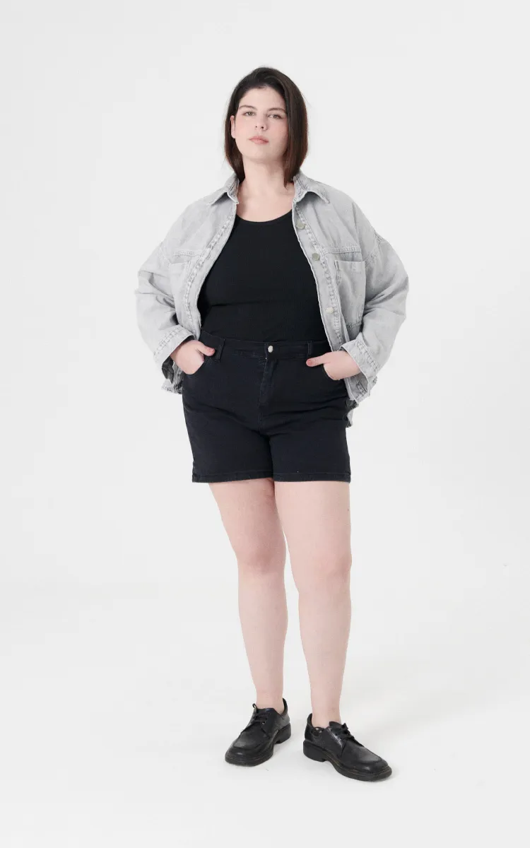 Short Plus Size Tiro Alto 2321