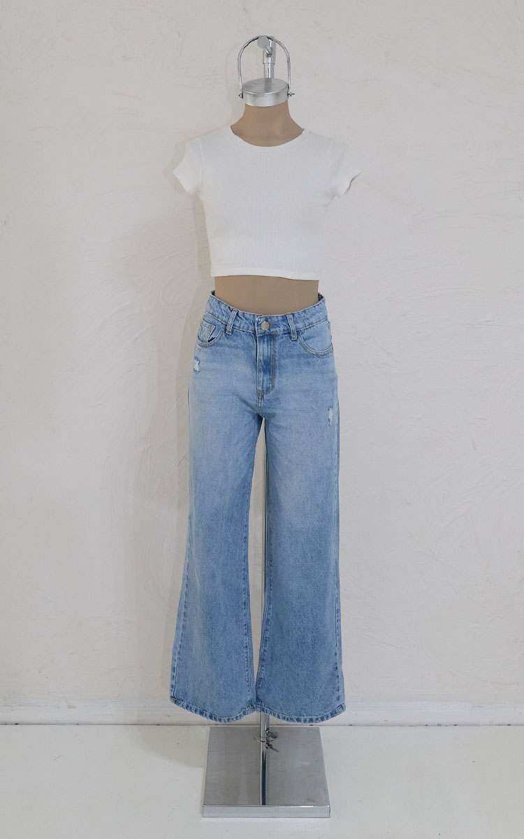 Wide Tiro Alto 1784 Claro