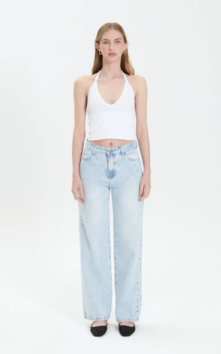 Recto Tiro Alto 1780 Celeste