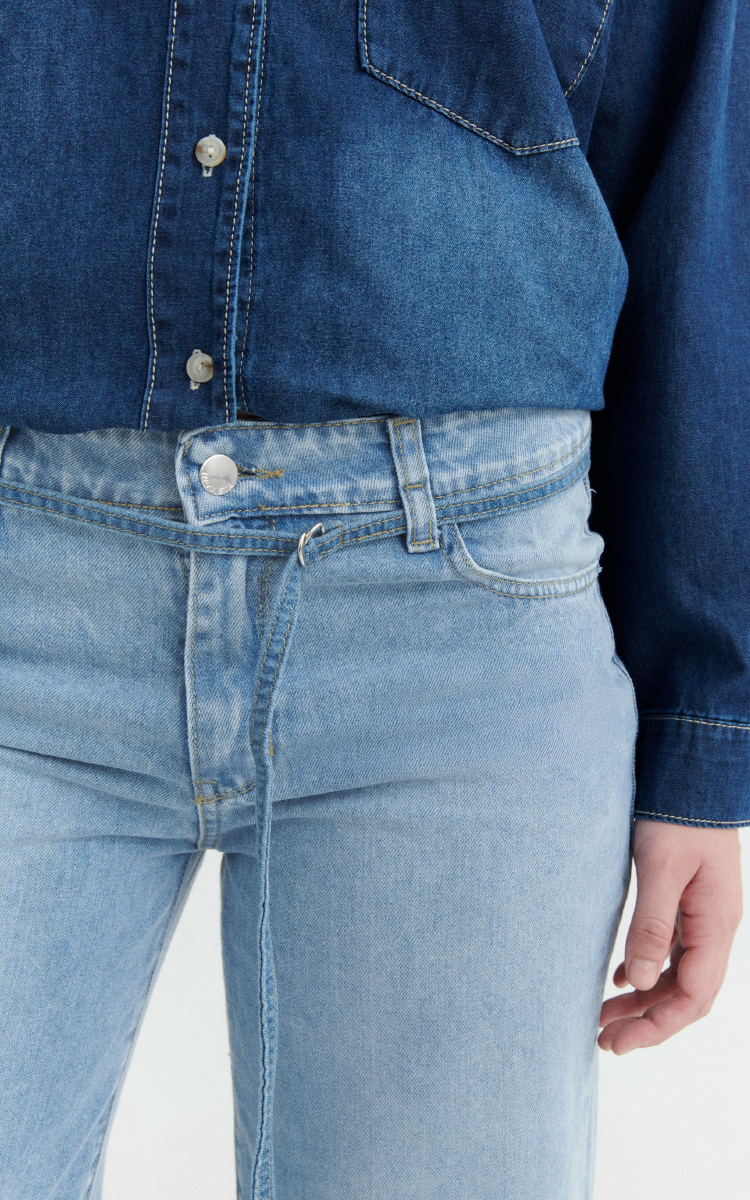 Wide Tiro Medio 1865 Claro - Imagen 4