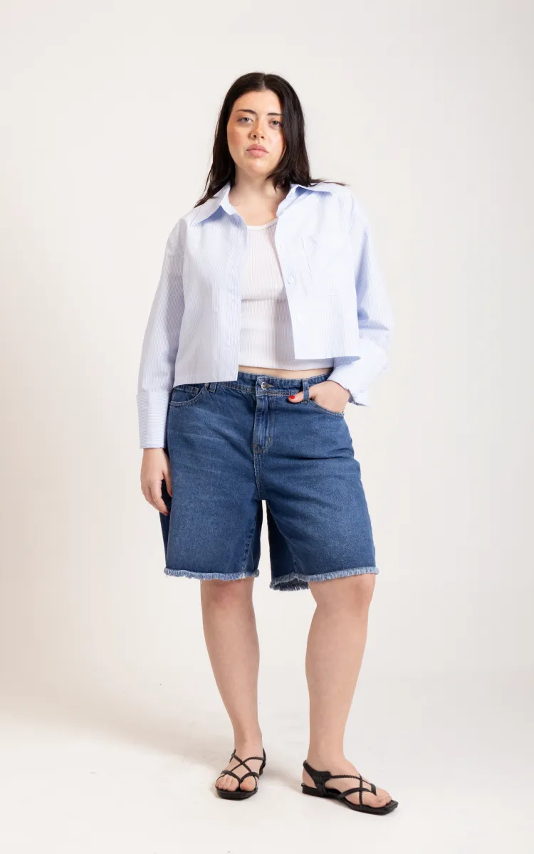 Plus Size Short Tiro Medio 2335