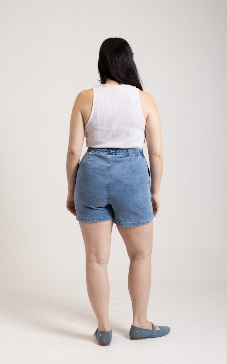 Plus Size Skort Tiro Alto 2332 - Imagen 3