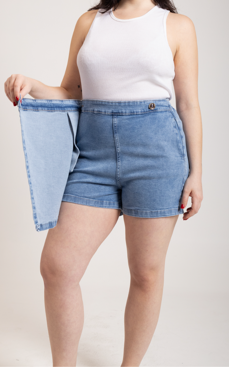 Plus Size Skort Tiro Alto 2332 - Imagen 5