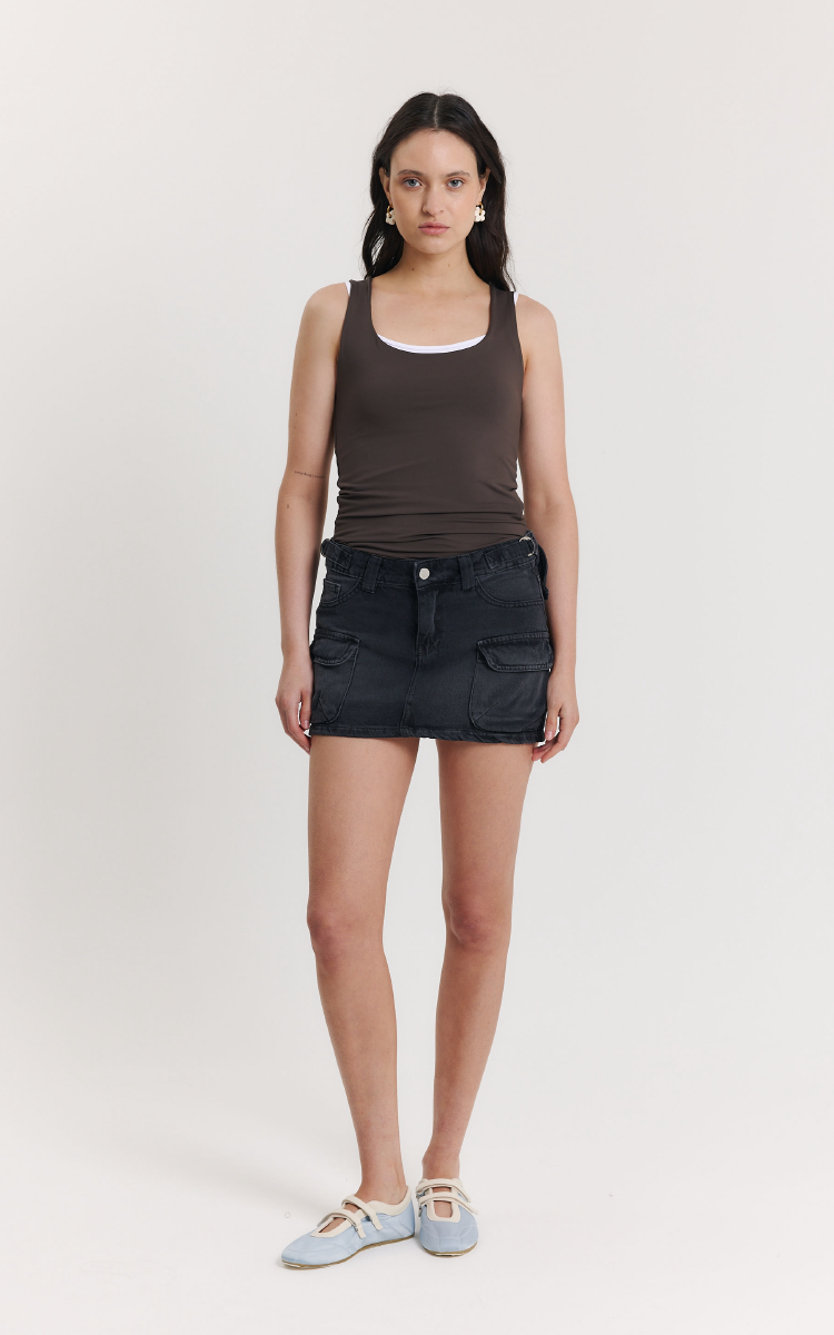 Skort Cargo Tiro Medio 0417