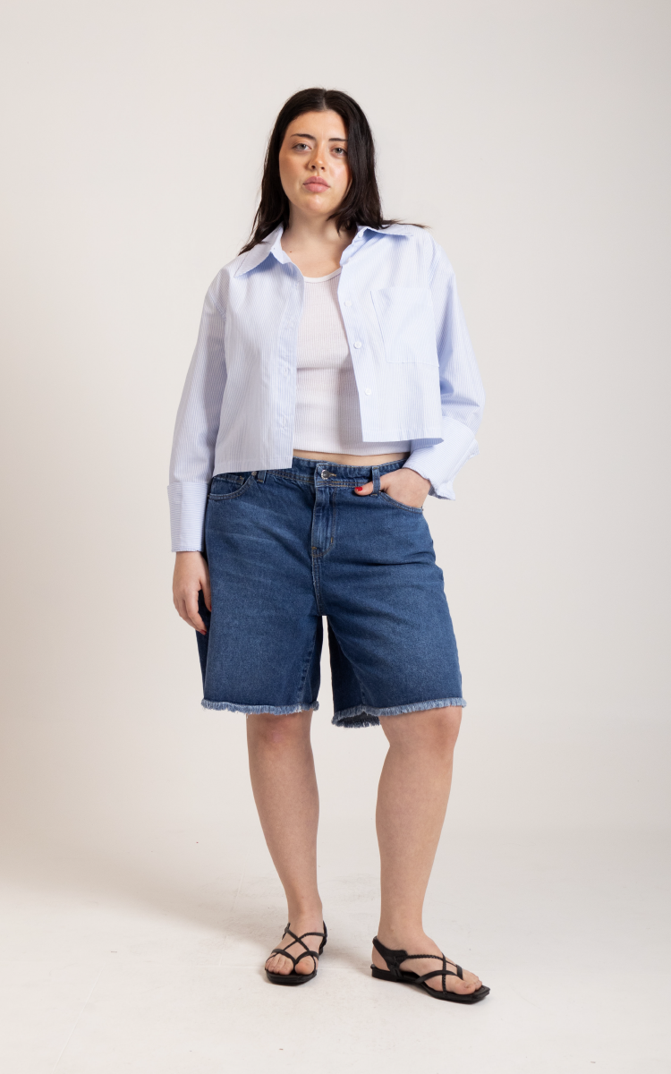Plus Size Short Tiro Medio 2335