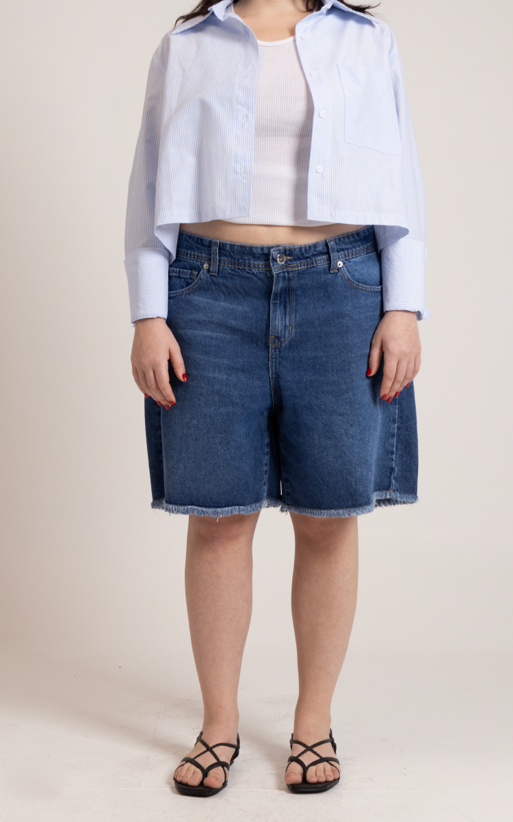 Plus Size Short Tiro Medio 2335 - Imagen 4