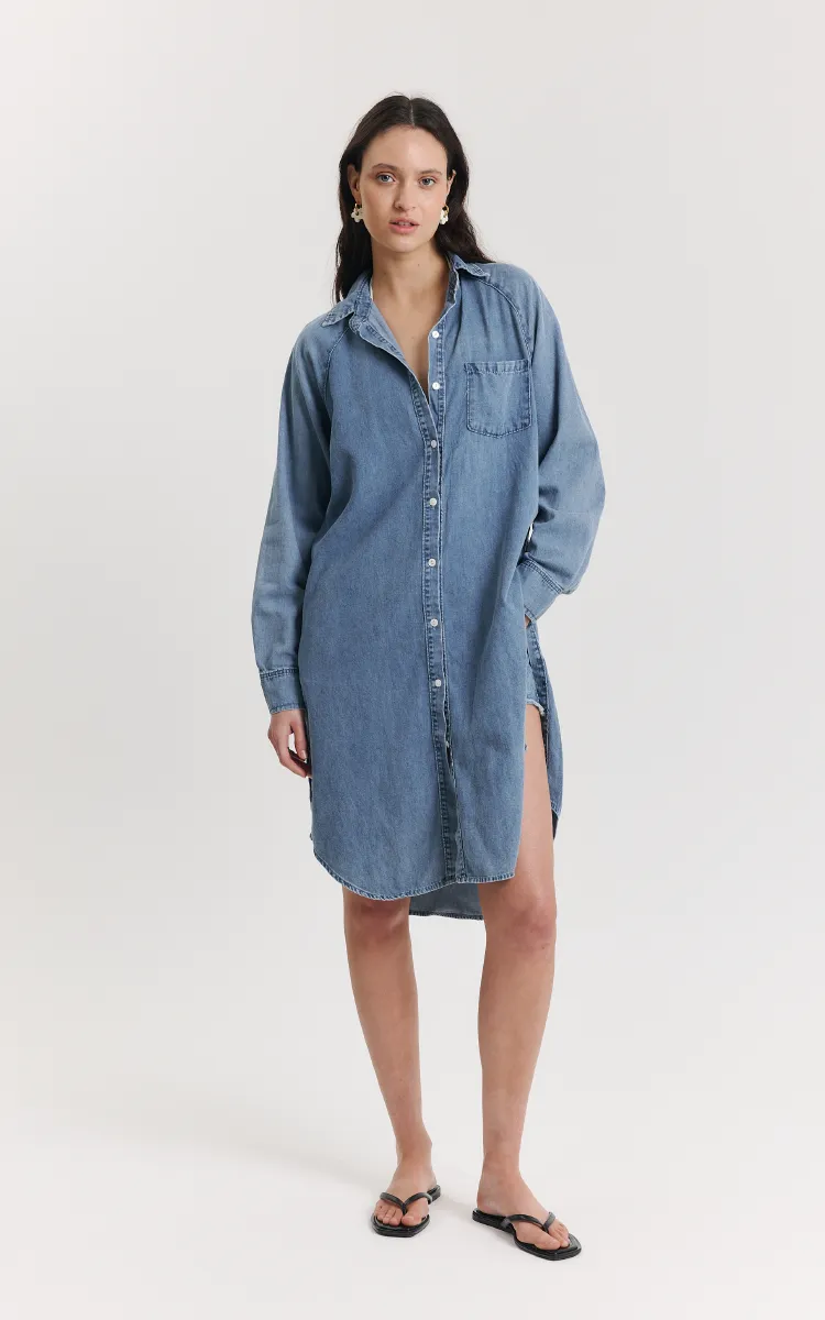 Vestido Camisero Denim 0021 - Imagen 4