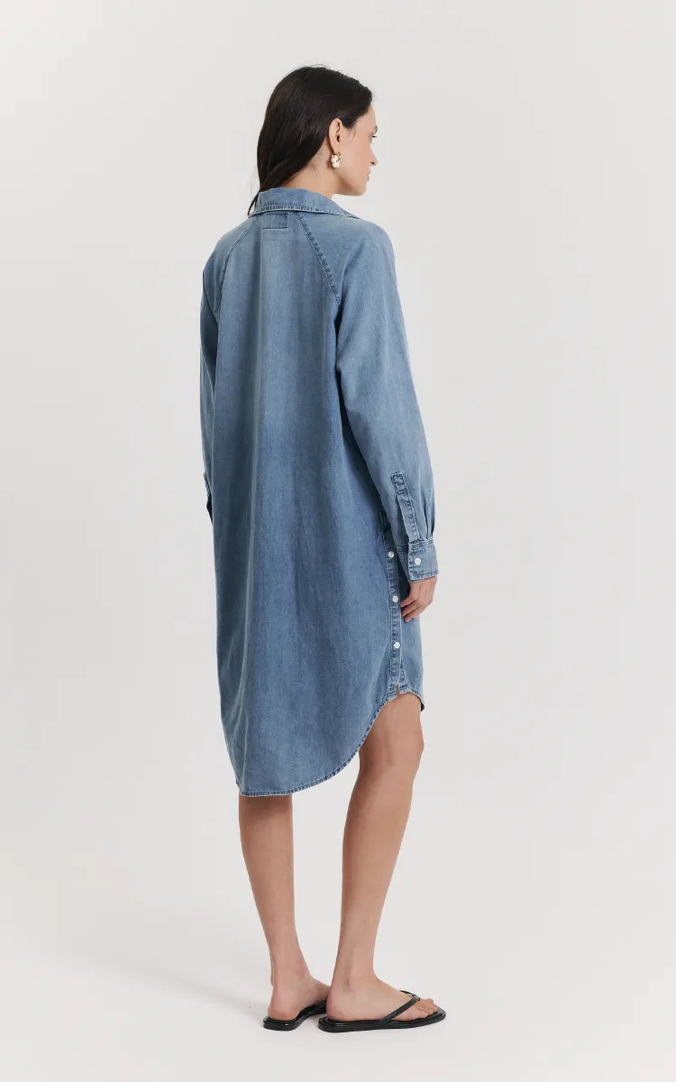 Vestido Camisero Denim 0021 - Imagen 3
