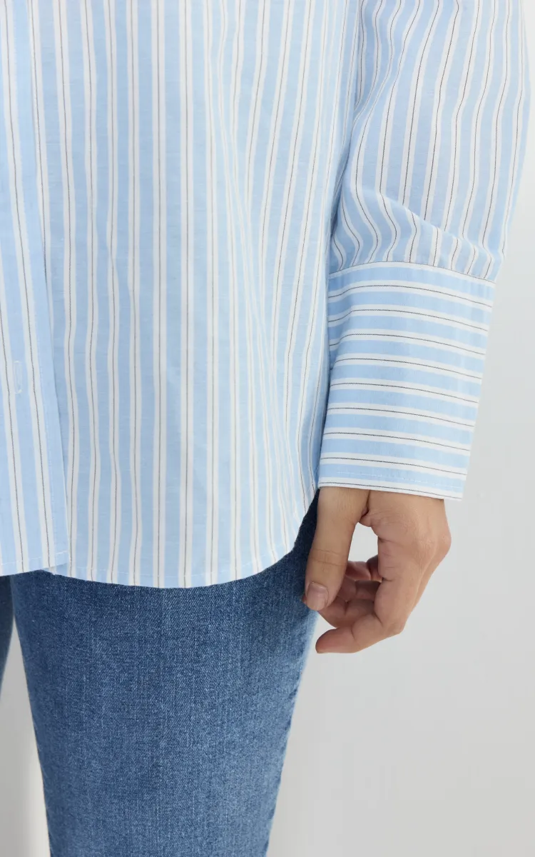 Camisa Poplin Larga 0066 - Imagen 6