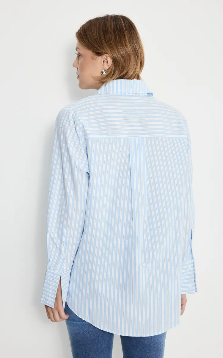 Camisa Poplin Larga 0066 - Imagen 4