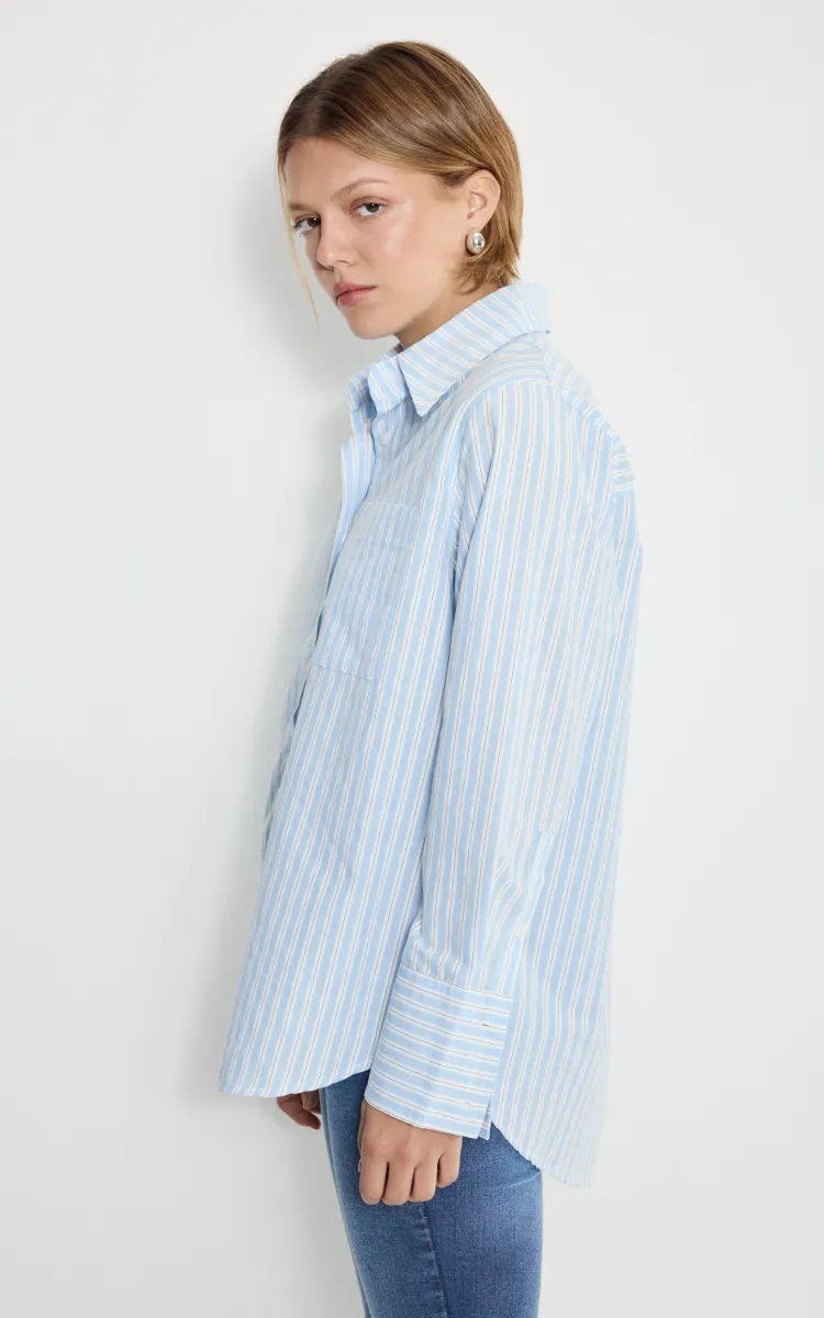 Camisa Poplin Larga 0066 - Imagen 3