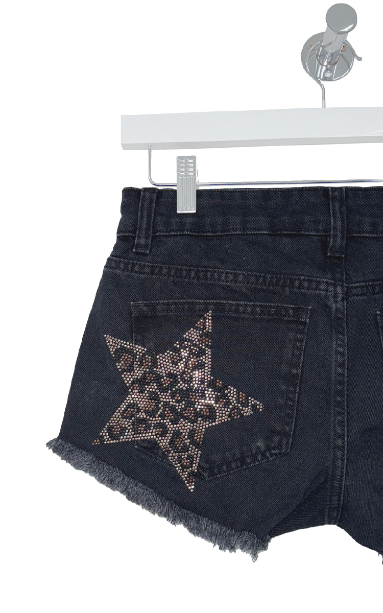Short Tiro Bajo 0385 Strass Estrella - Imagen 4