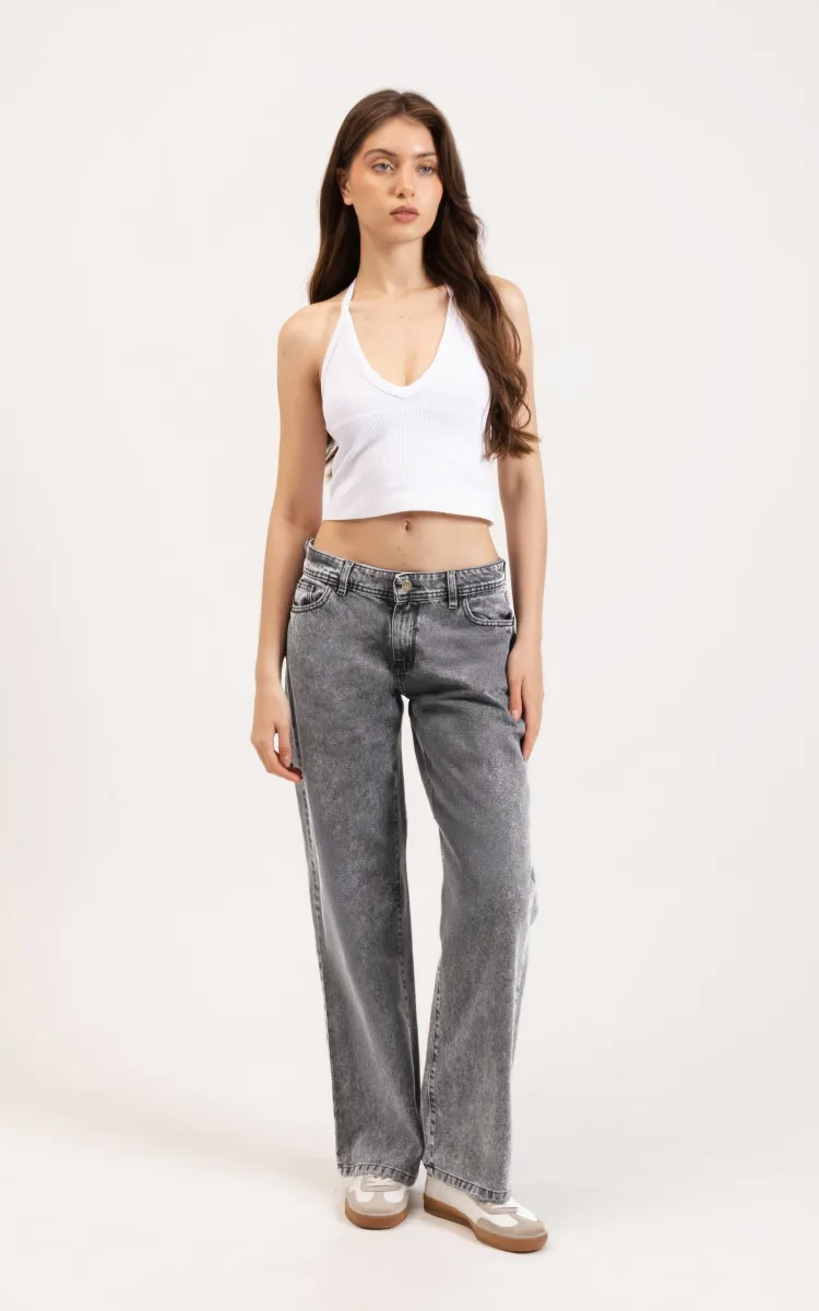 Wide Tiro Bajo 1902 Gris