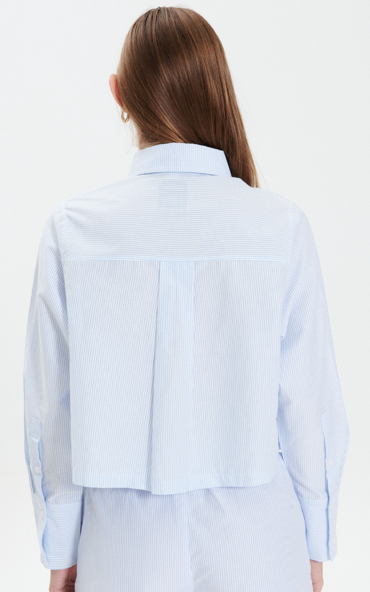 Camisa Poplin Crop 0065 - Imagen 3