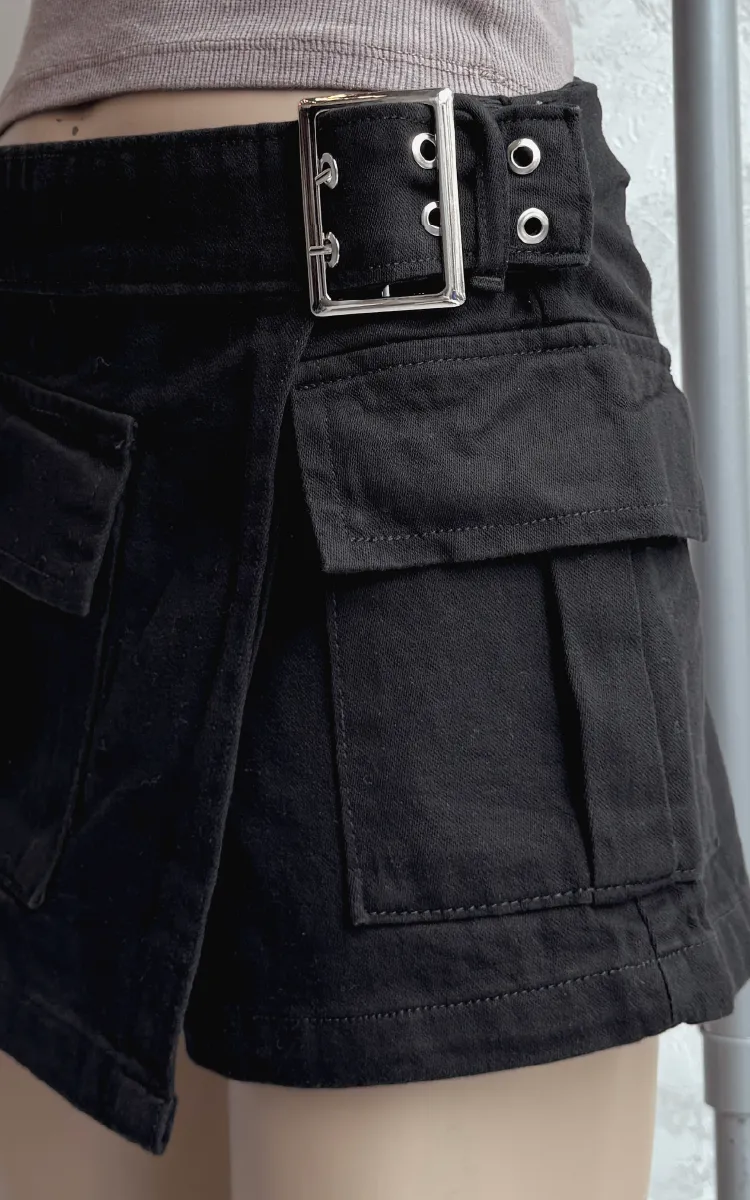 Skort Tiro Medio 0367 Oscuro - Imagen 5