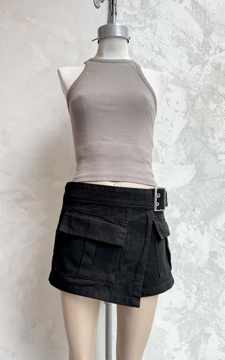 Skort Tiro Medio 0367 Oscuro