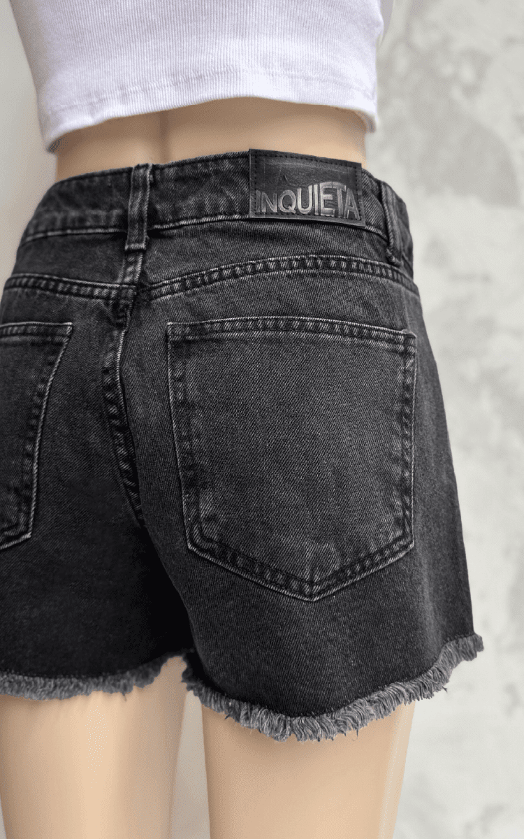 Short Tiro Medio 0376 Hotfix Strass - Imagen 4