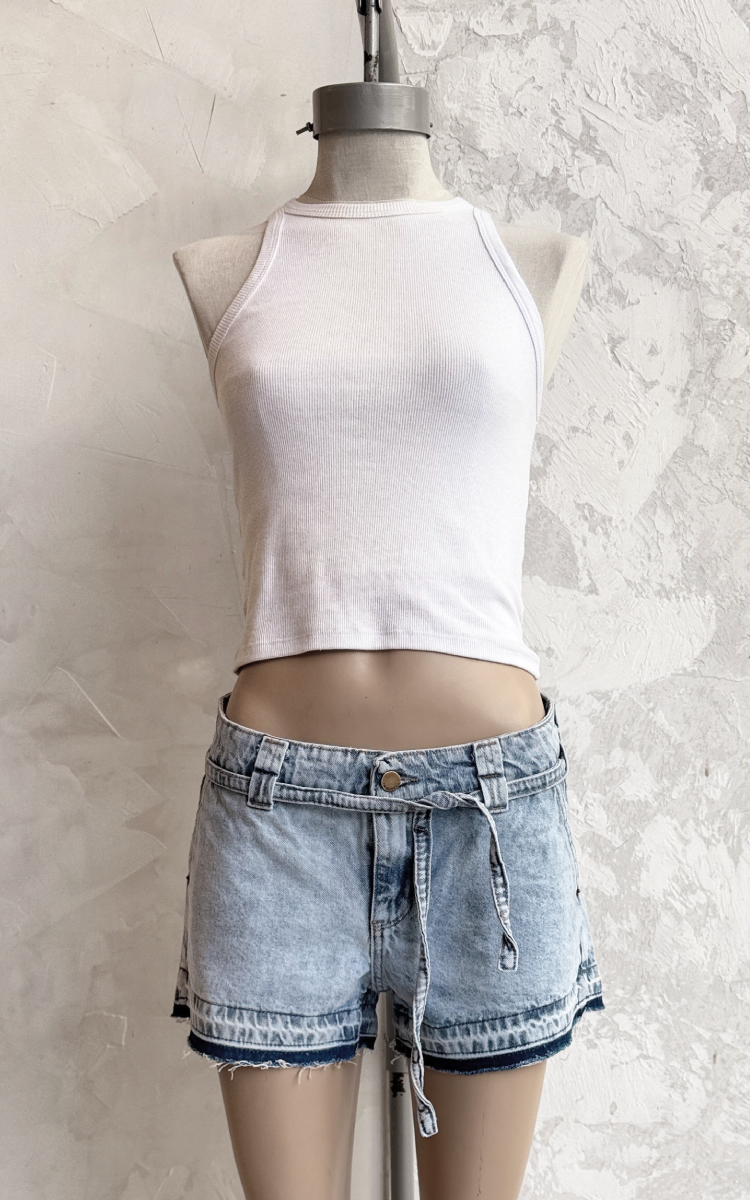 Short Tiro Medio 0416 Claro Desfecado