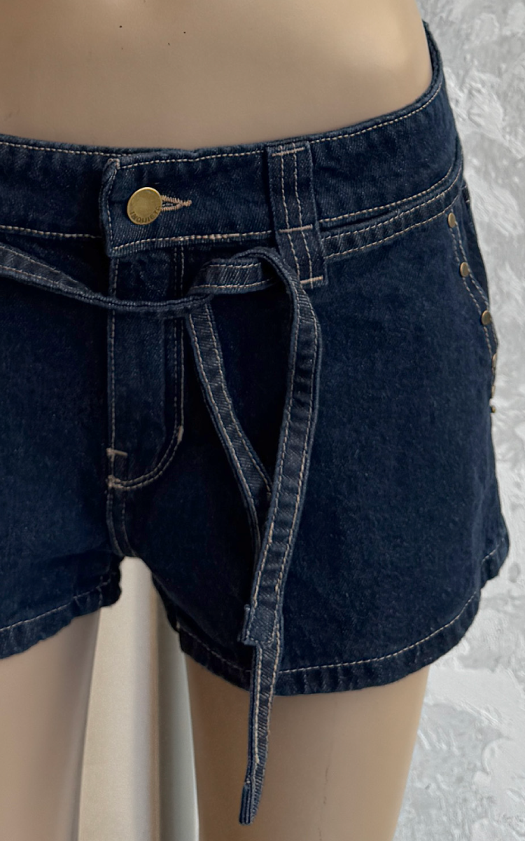 Short Tiro Medio 0416 Con Tachas - Imagen 3