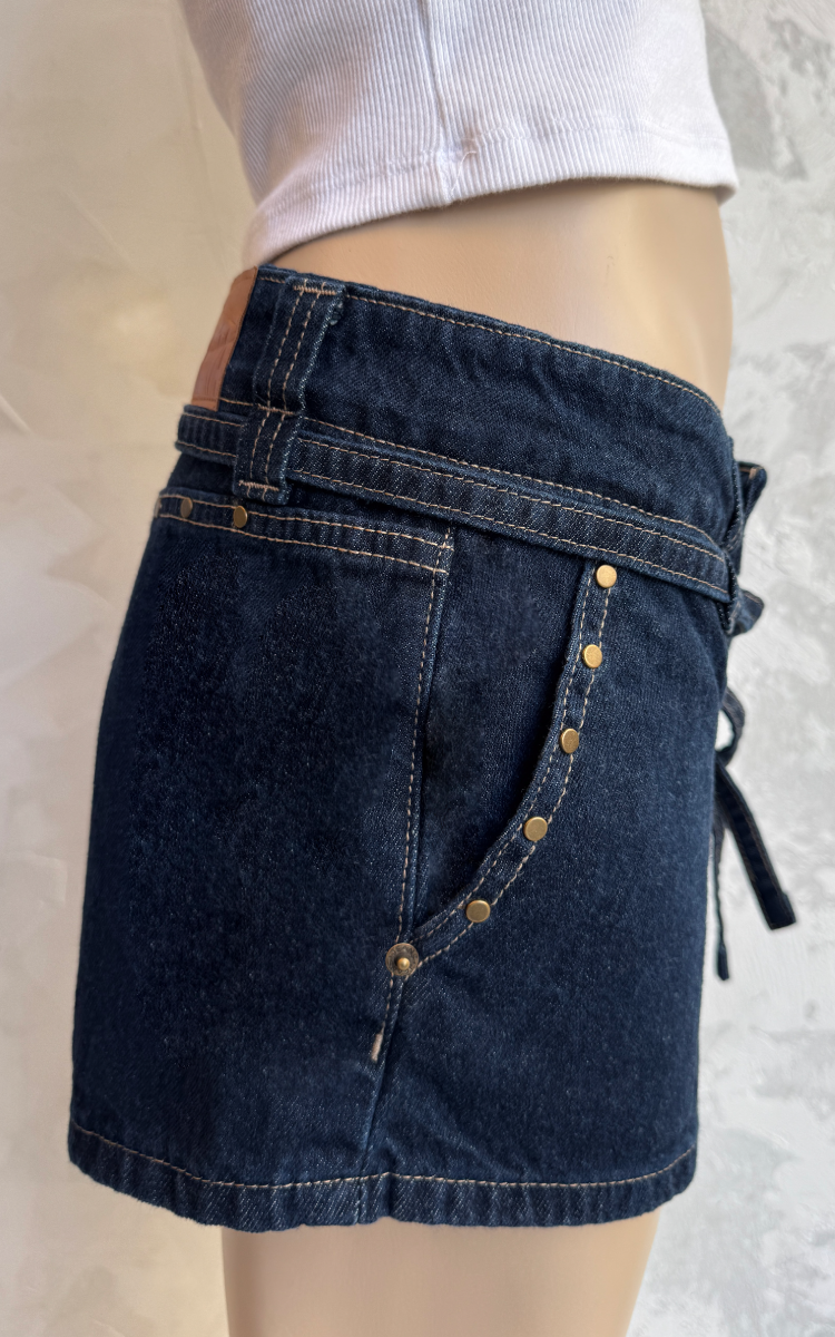 Short Tiro Medio 0416 Con Tachas - Imagen 5