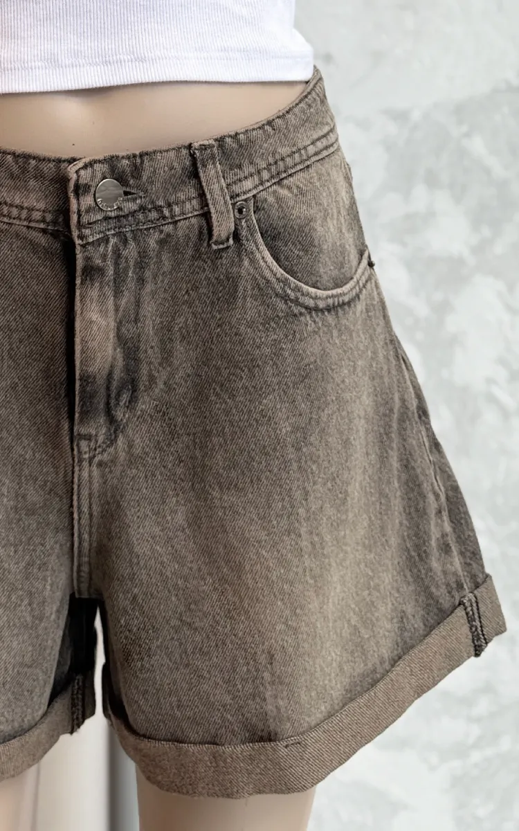 Short Mom Tiro Alto 0424 - Imagen 3