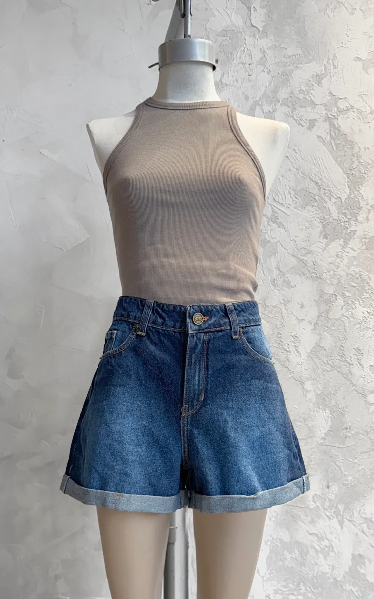 Short Mom Tiro Alto 0426