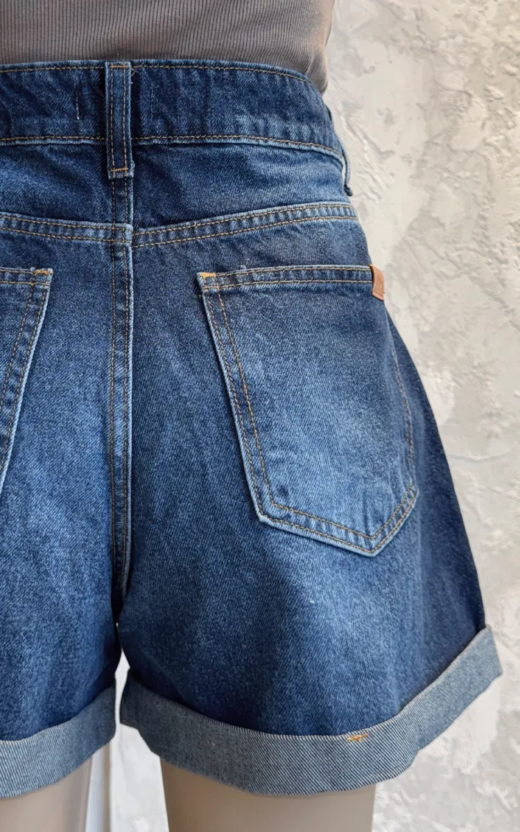 Short Mom Tiro Alto 0426 - Imagen 4