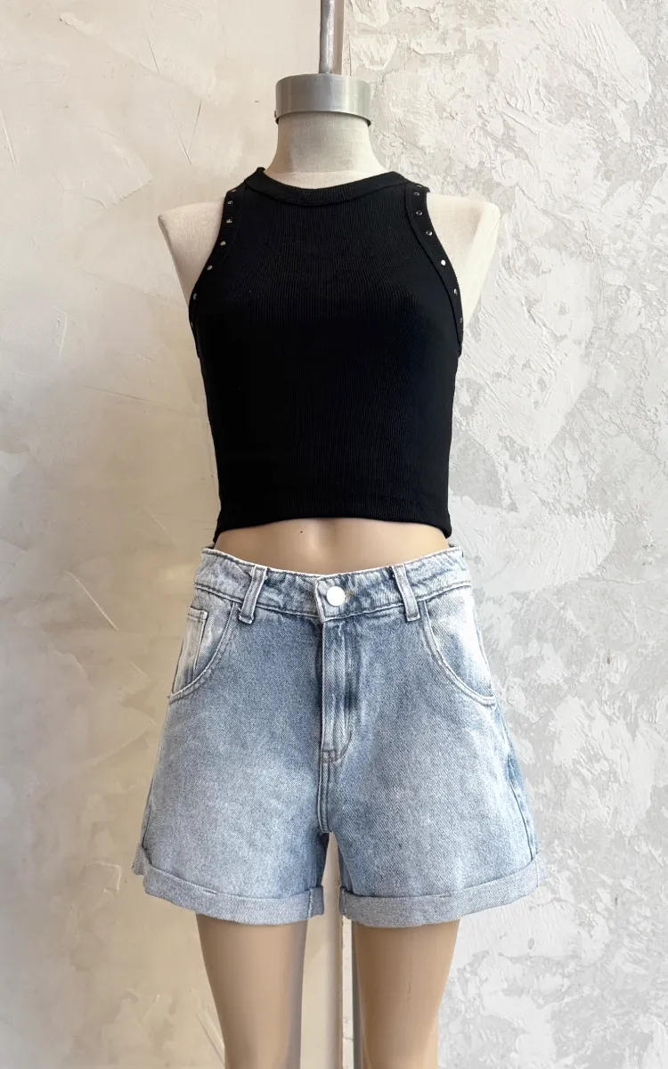 Short Tiro Medio 0427 Dobladillo