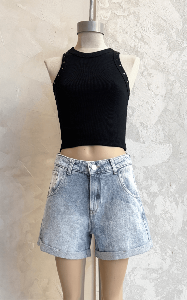 Short Tiro Medio 0427 Dobladillo