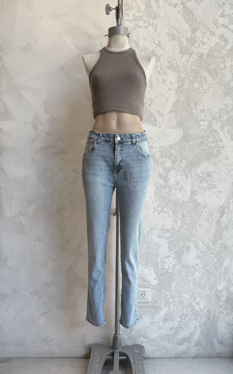 Recto Slim Elastizado 1916 Tiro Medio