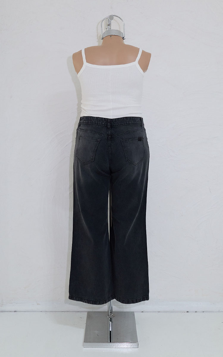 Plus Size Wide Negro Full Hotfix - Imagen 3