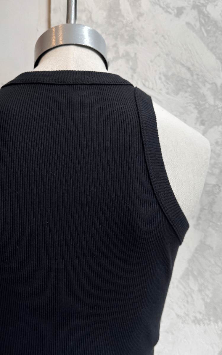 Musculosa Negra 0068 Con Estrellas - Imagen 4