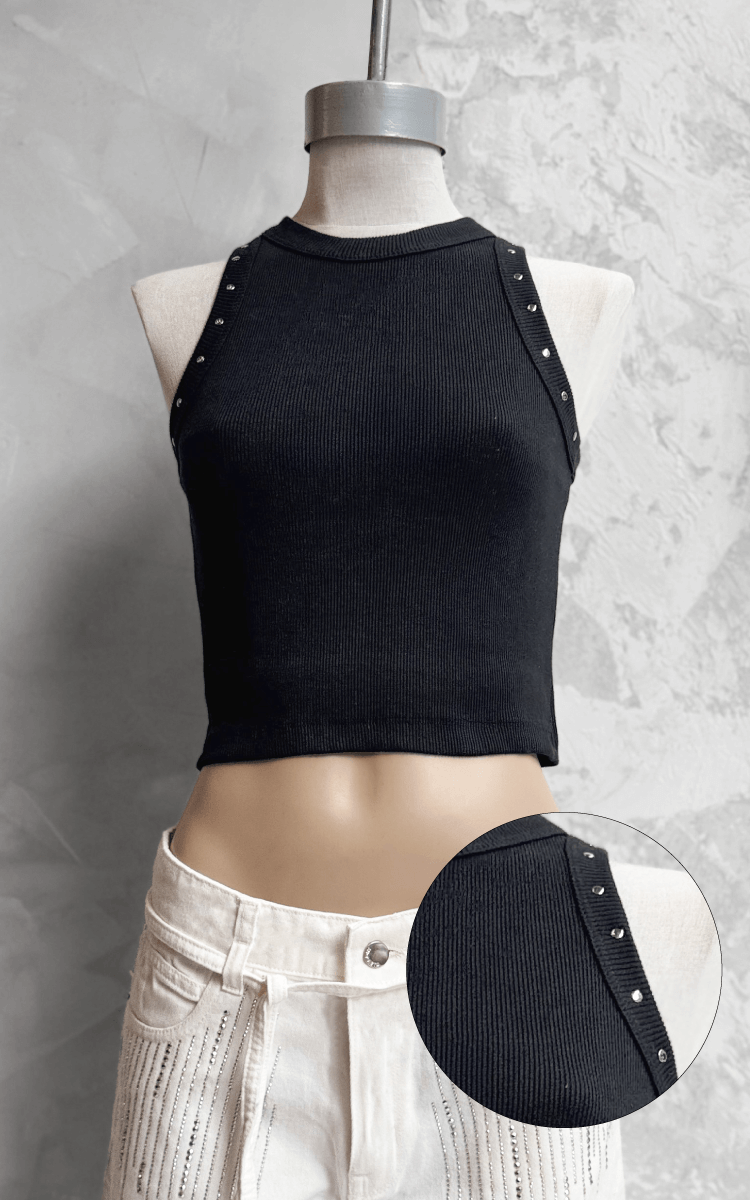 Musculosa Negra 0068 Hotfix