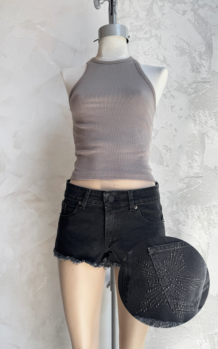 Short Tiro Bajo 0385 Estrella Strass