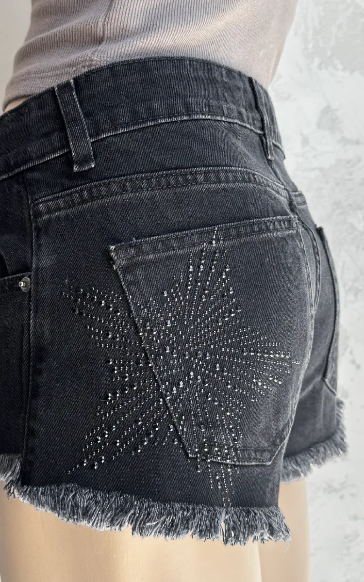 Short Tiro Bajo 0385 Estrella Strass - Imagen 4