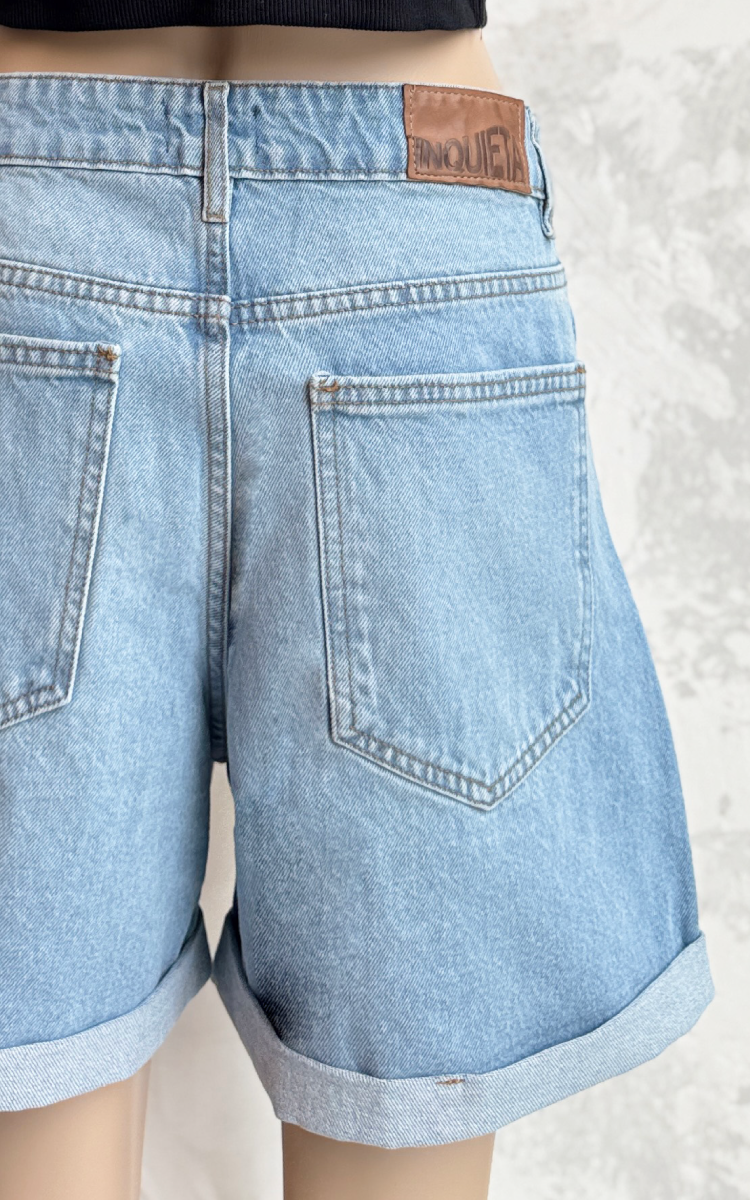 Short Mom Tiro Alto 0426 Claro - Imagen 4