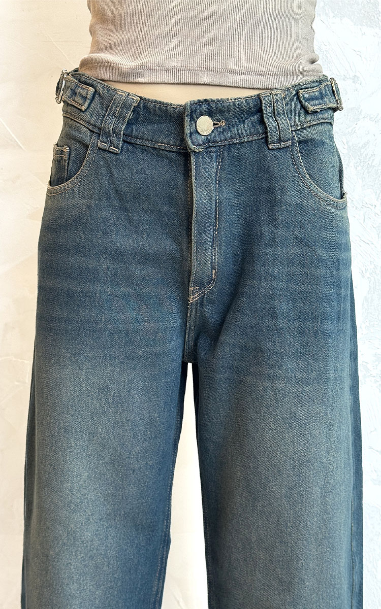 Baggy Ballon Matizado Cintura Ajustable - Imagen 3