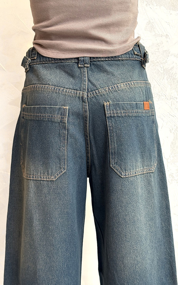 Baggy Ballon Matizado Cintura Ajustable - Imagen 4