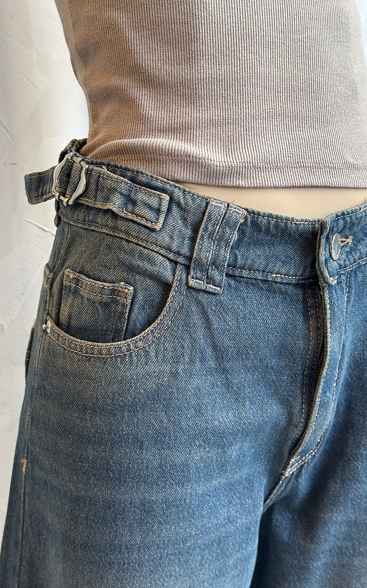 Baggy Ballon Matizado Cintura Ajustable - Imagen 5