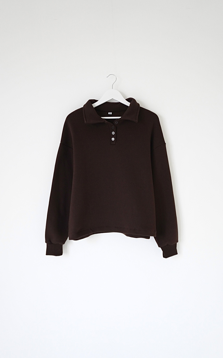 Buzo Cuello Polo Con Botones - Imagen 8